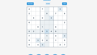 Screenshot of Mobile Sudoku