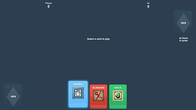 Screenshot of Rock Paper Scissors: The Card Game